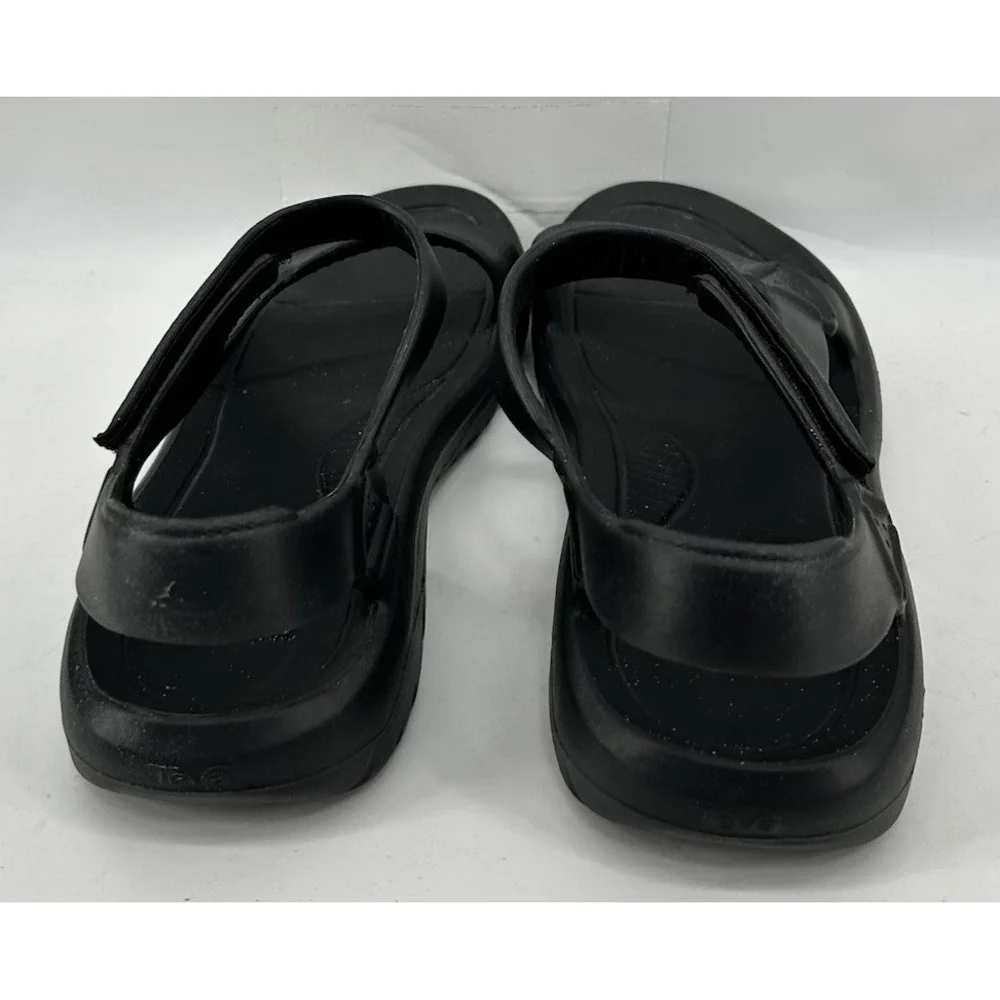 Teva Hurricane Drift Sandals Hook And Loop Sling Back Black Men's 12